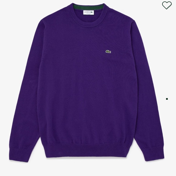 Lacoste Men's Blue Crewneck Sweater - Picture 1 of 4